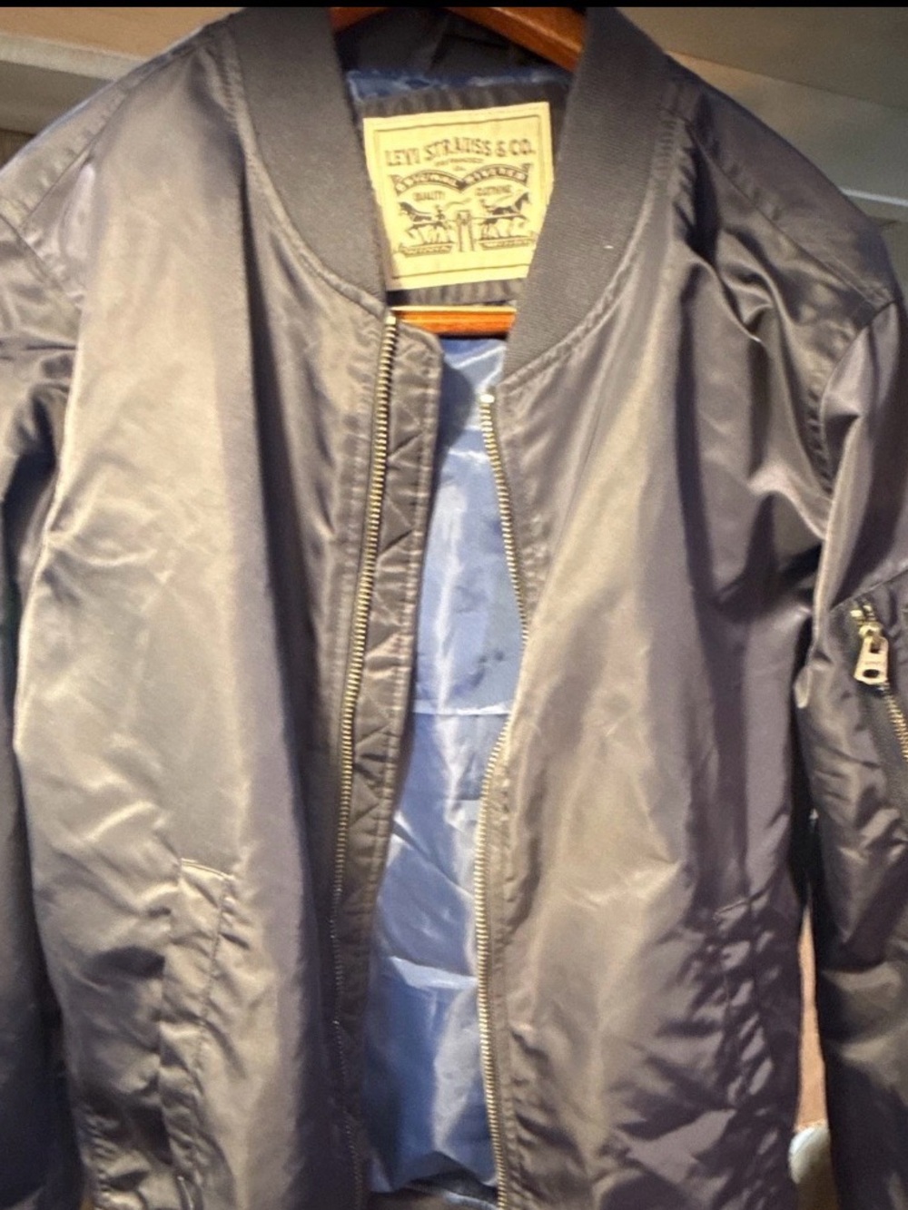 Levi's Men's Dark Navy Vintage  Bomber Jacket
